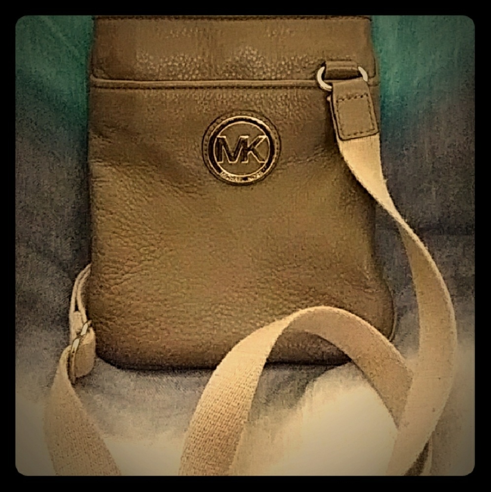 Michael Kors leather crossbody bag
